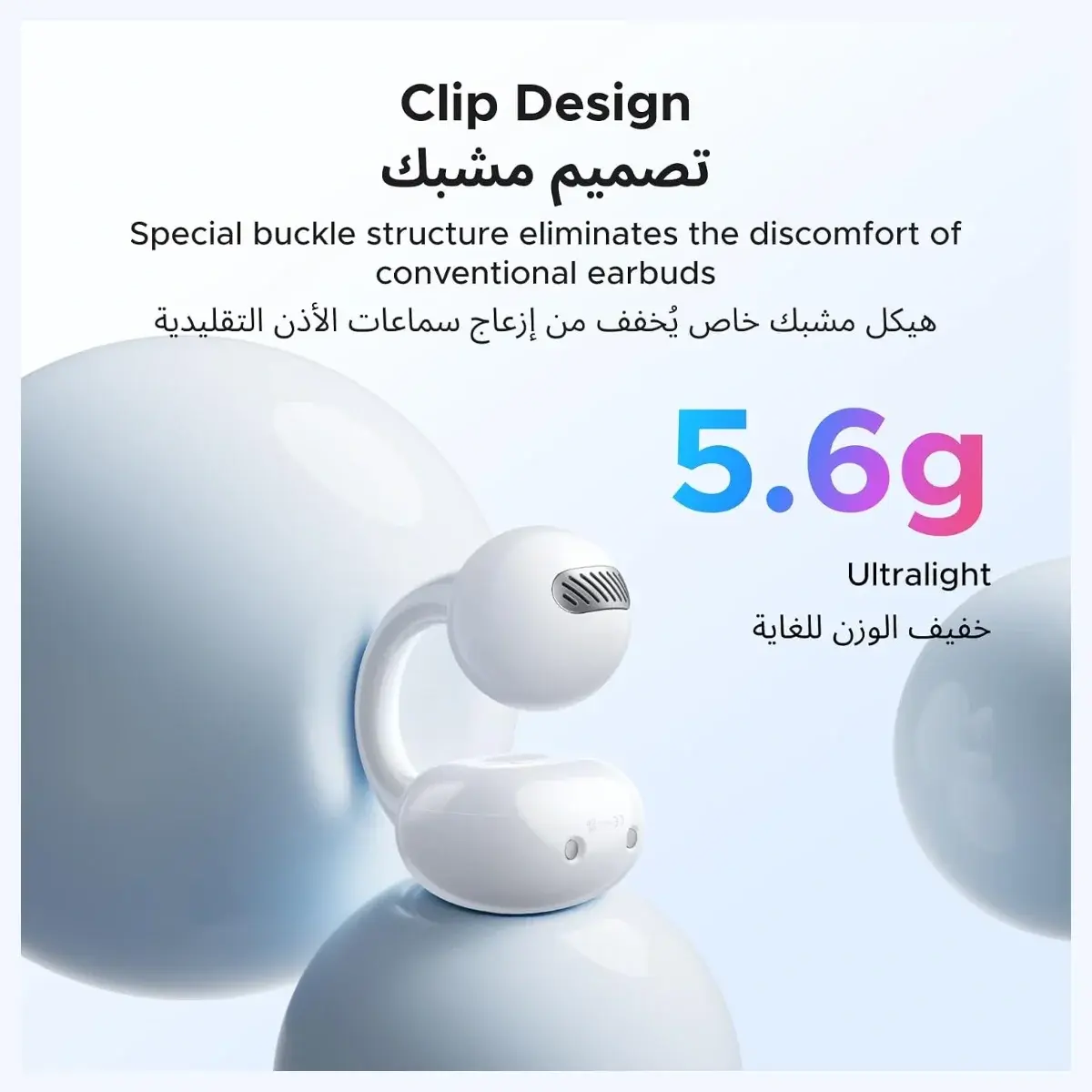 UGREEN ClipBuds Magic Open-Ear Wireless Earbuds - Image 3