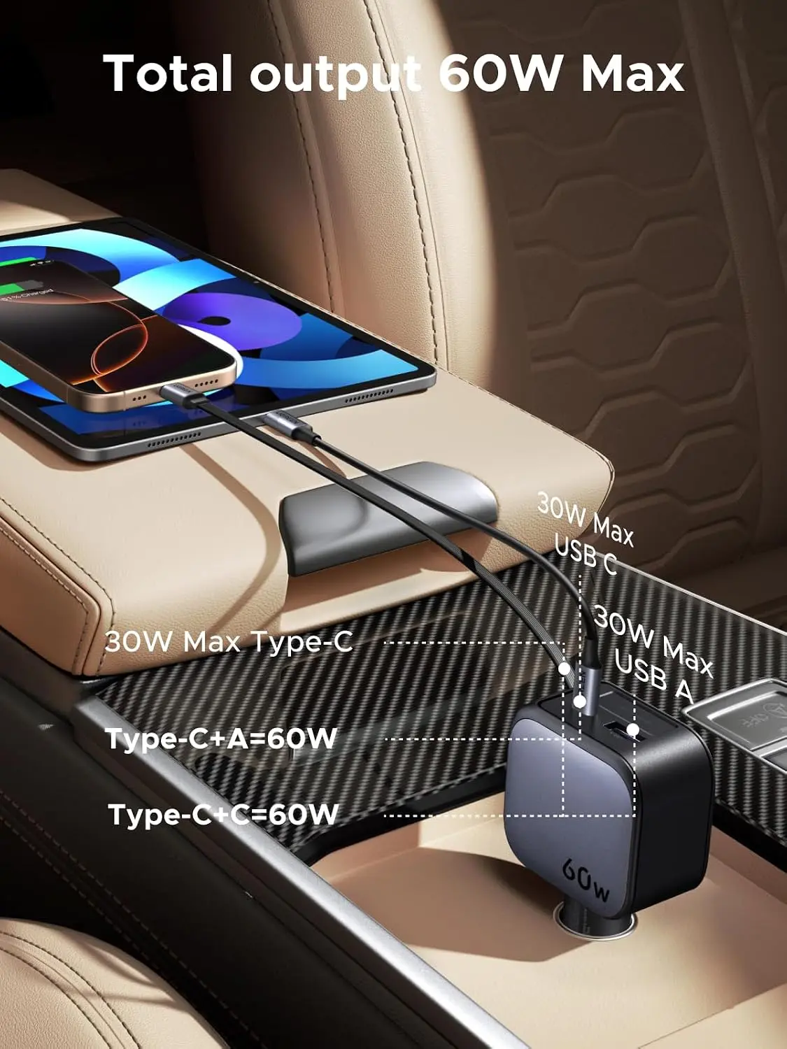 UGREEN MagSafe Compatible Magnetic Car Mount 360 Rotation Phone Holder - Image 6